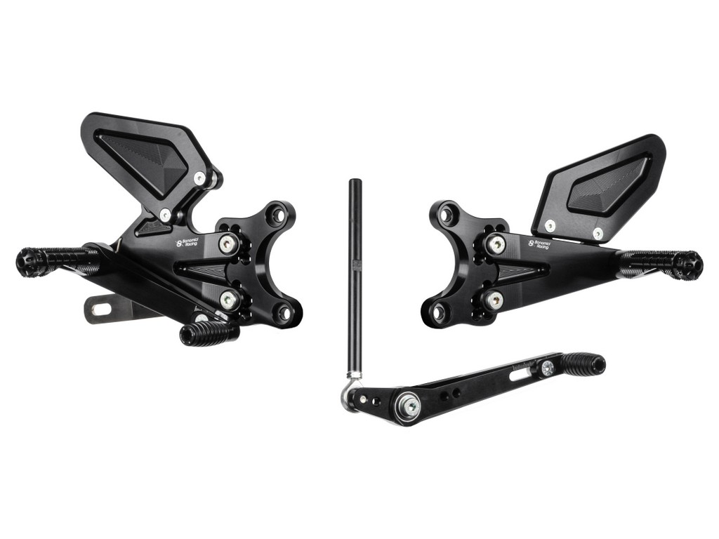 Bonamici Racing Aluminium Rearsets for the Triumph Street Triple 765 S 2017-2020 / Street Triple 765 R/RS 2017-2023 Bonamici Racing Aluminium Rearsets for the Triumph Street Triple 765 S 2017-2020 / Street Triple 765 R/RS 2017-2023